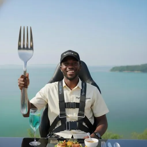 Official Flydining Big Fork Prop Premium Skydining Display Accessory