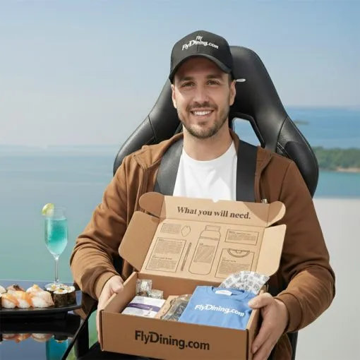 Official Flydining Branding Box Kit Premium Skydining Presentation Set
