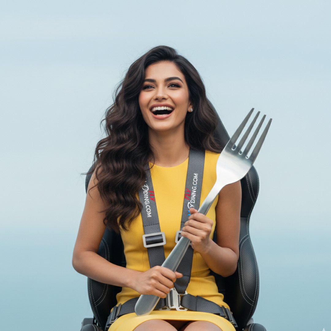 FlyDining Silver Fork - Official SkyDining Fork