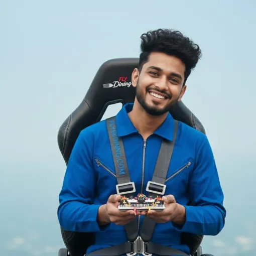 FlyDining miniature - Official SkyDining miniature setup