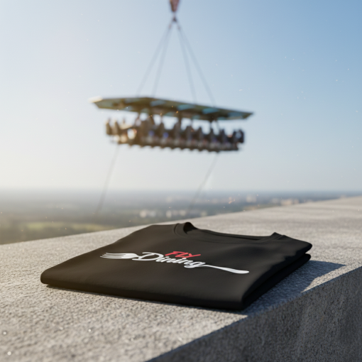 Black Tshirt for FlyDining Sky Dining Apparel