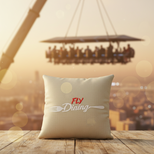 Pillow for FlyDining Comfort and Experience Merch - Image 3