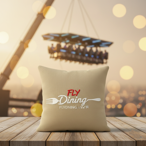Pillow for FlyDining Comfort and Experience Merch - Image 2