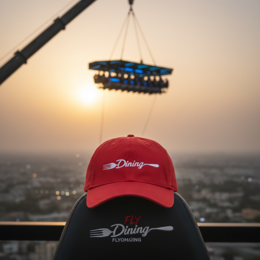 Red Cap for FlyDining Experience Merchandise - Image 4