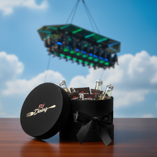 Round Box Gift Set for FlyDining Experience Gifts - Image 2