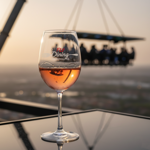 Wine Glass for FlyDining Aerial Dining Experience - Image 6